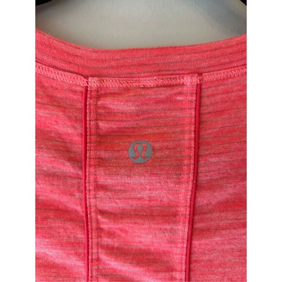 Lululemon Long Distance Short Sleeve shirt in coral heather size 4? - Picture 3 of 6